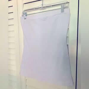 White Full Length Tube Top